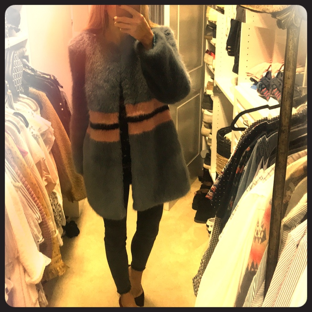 Shrimps faux fur coat